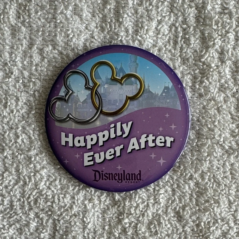 Disney Disneyland Resort “Happily Ever After” Button Pin
